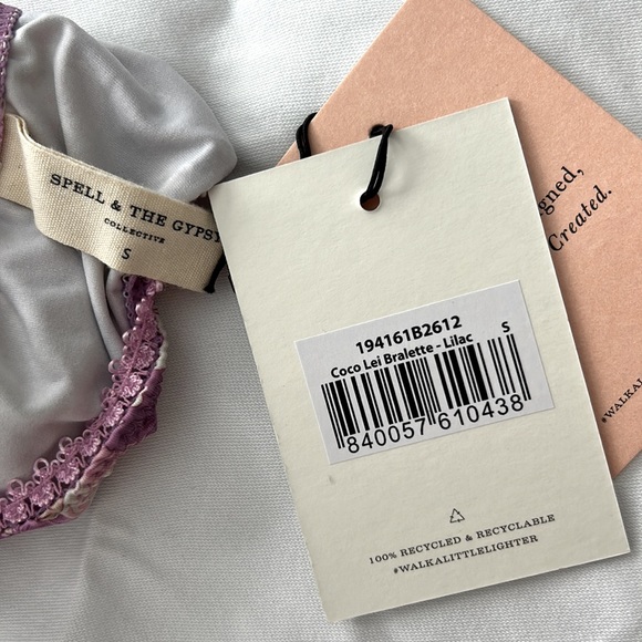 ///SOLD💔/// 🌸Brand NEW w tags SPELL coco lei bralette S/ RARE! - Picture 3 of 7